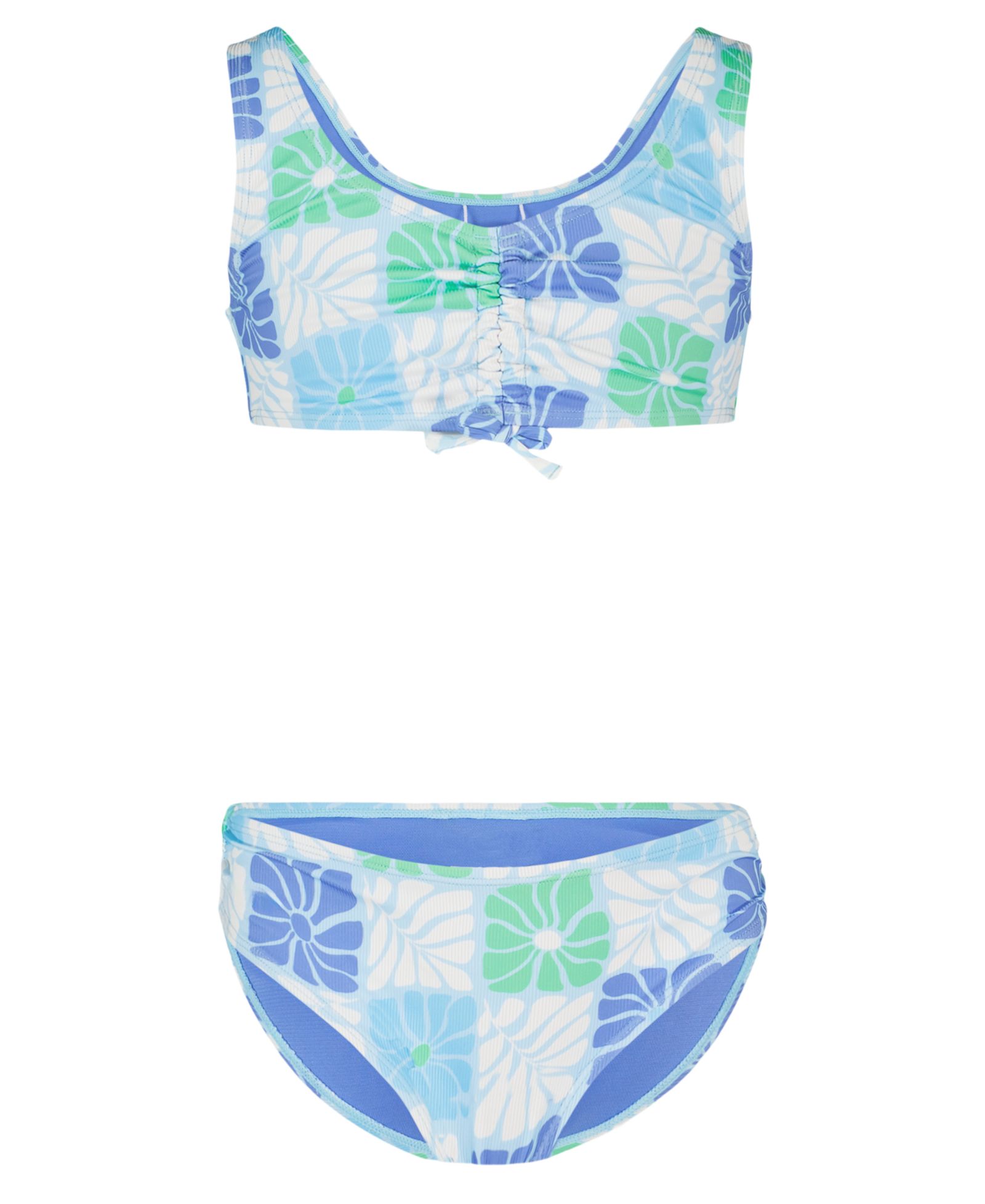 Билингва Roxy Girls' Floral V-Neck Top & Bottoms Bikini, 2-Piece Set