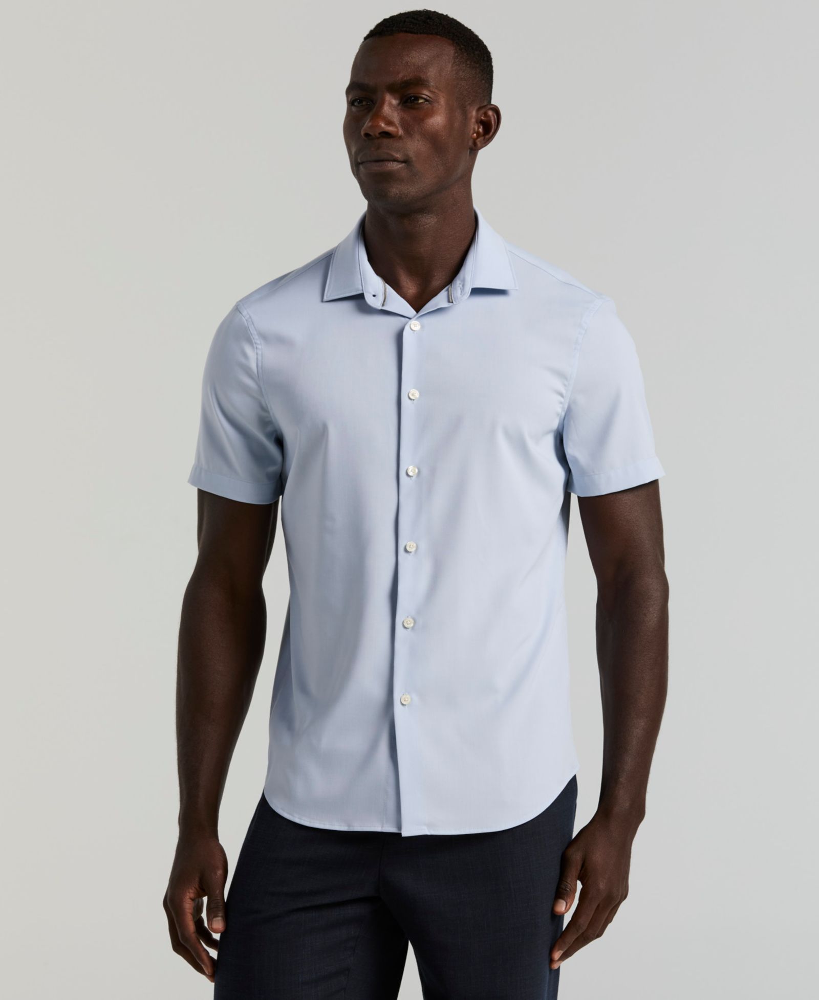 Мужская рубашка Perry Ellis Slim-Fit Short-Sleeve
