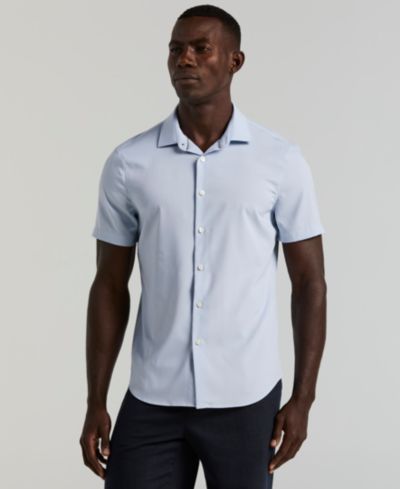 Мужская рубашка Perry Ellis Slim-Fit Short-Sleeve