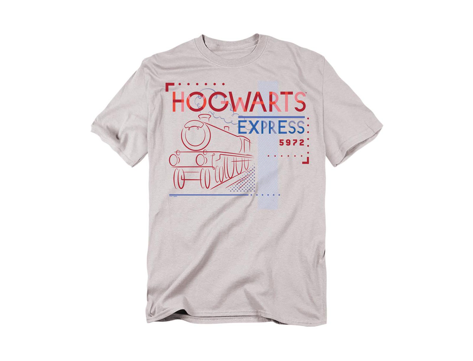 Harry Potter Men's Hogwarts Express Line Drawing T Shirt