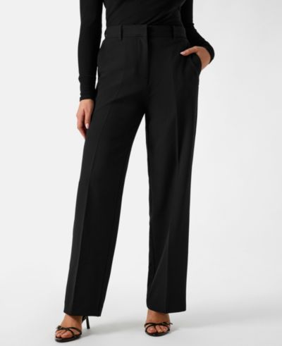 GUESS Women's Nausica Wide-Leg Pleated Pants