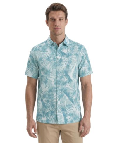 Мужская рубашка для гольфа PGA TOUR Shadow Palm Print