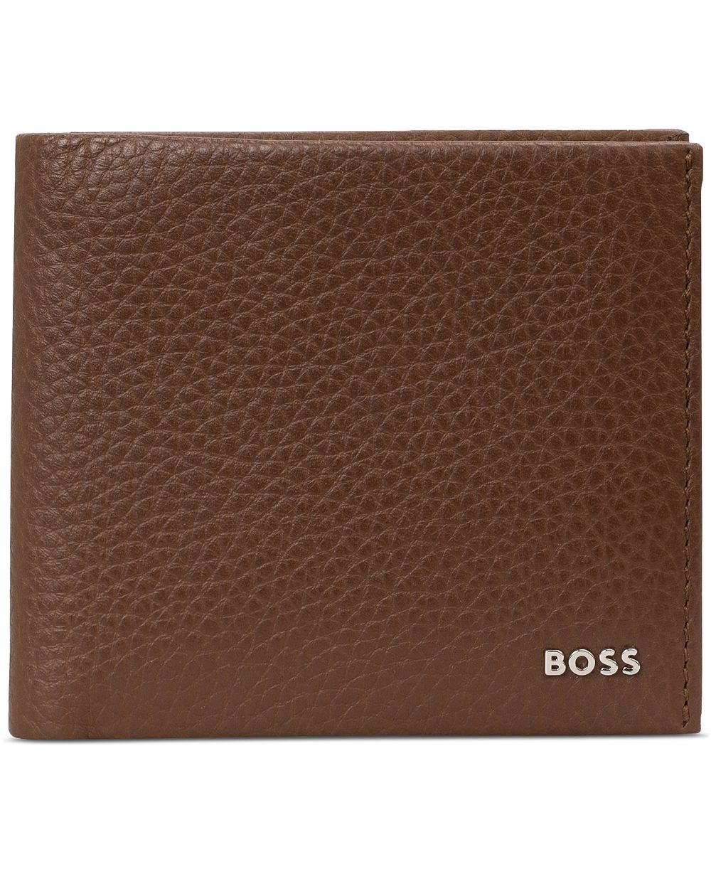 Hugo Boss Мужской кожаный кошелек New Crosstown Bifold