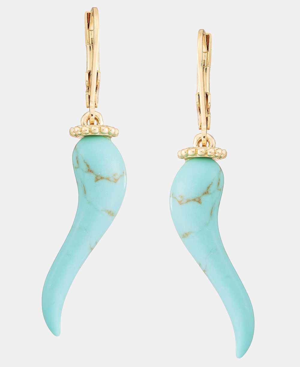Серьги lonna & lilly horn drop