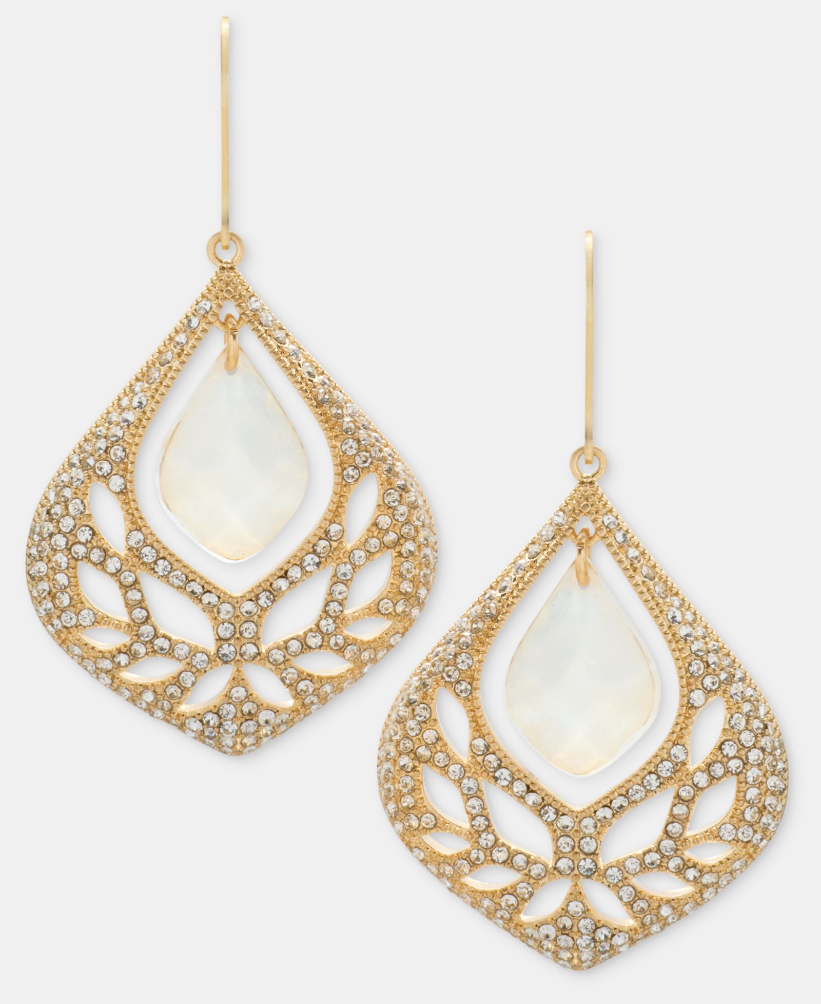 Серьги Lonna & Lilly Stone Branch Orbital Drop