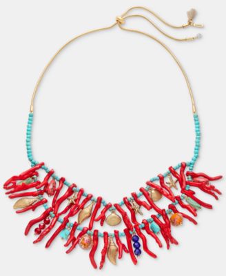 lonna & lilly многослойное ожерелье Sealife Charm с бисером, 28"