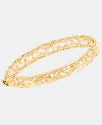 Marchesa Puffy Filigree Bangle Bracelet