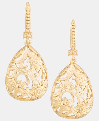 Серьги Marchesa Puffy Filigree Drop