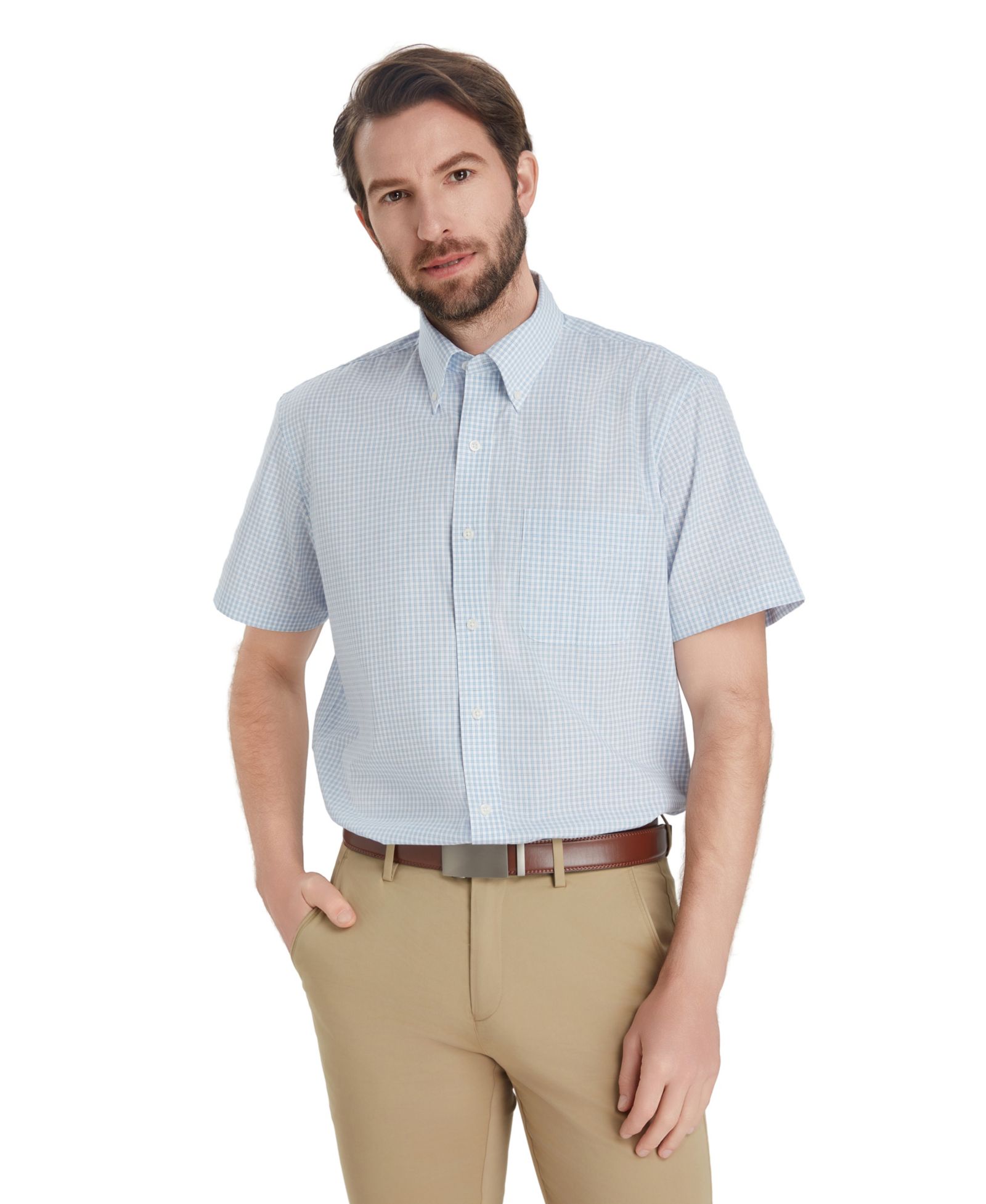 Мужская рубашка Club Room Plaid Regular Fit