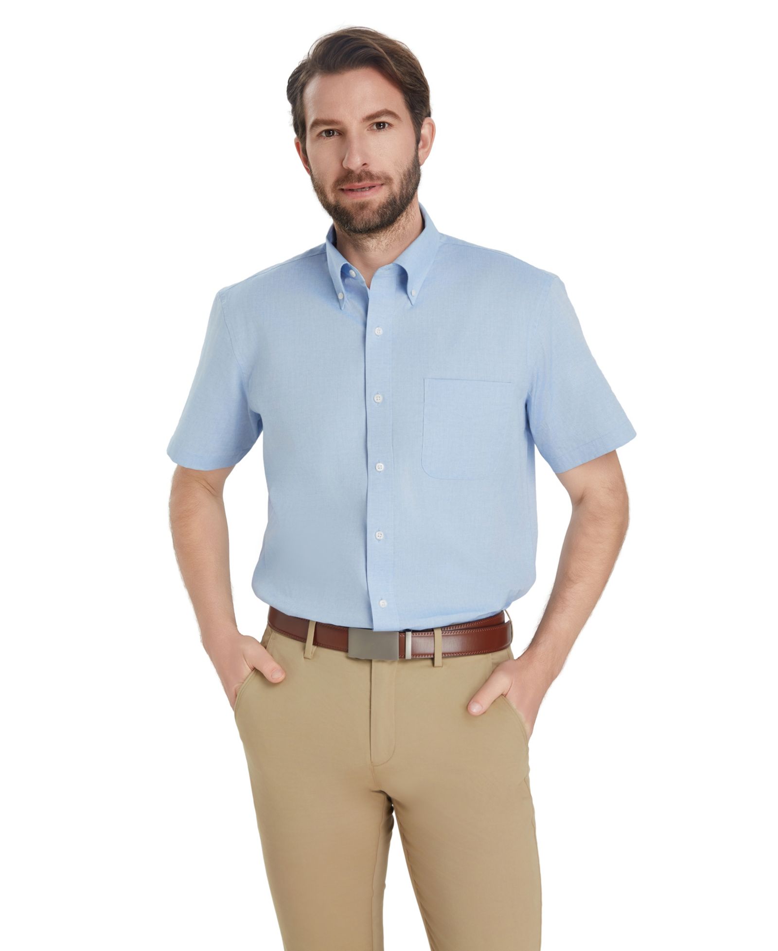 Club Room Men's Oxford Solid Dress Shirt, Macy's Exclusive