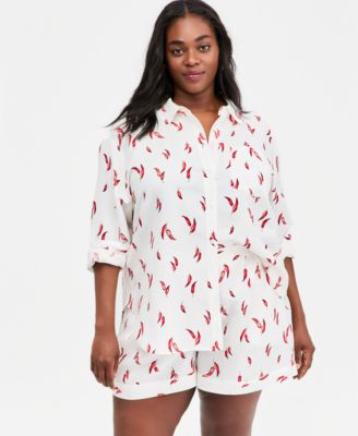 On 34th Plus Size рубашка Pepper Toss, Macy's Exclusive