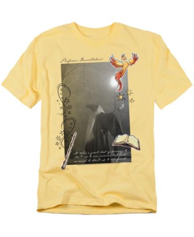 Harry Potter Men's Dumbledore Quote And Fawkes T Shirt