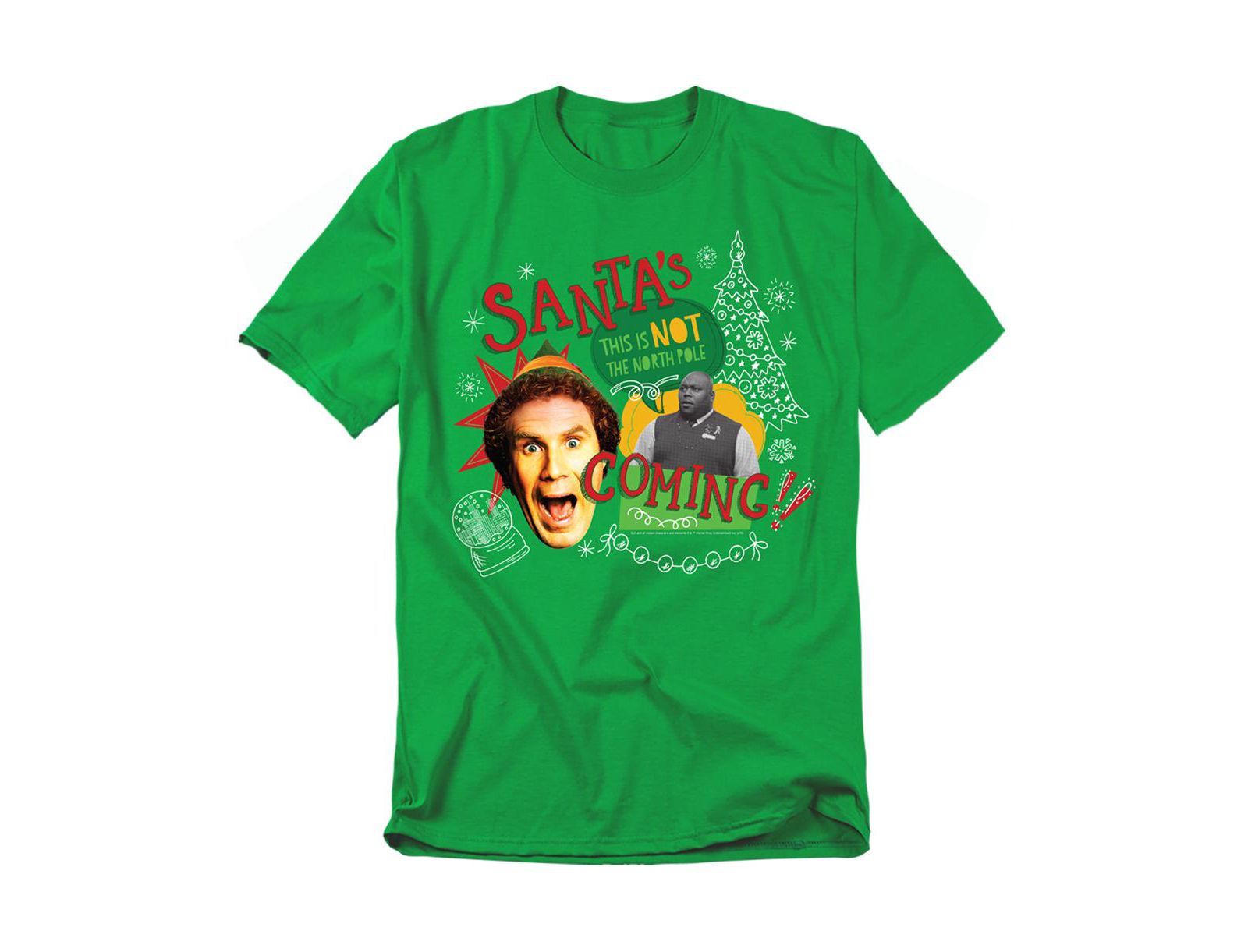 Elf Men's Santa's Coming T Shirt