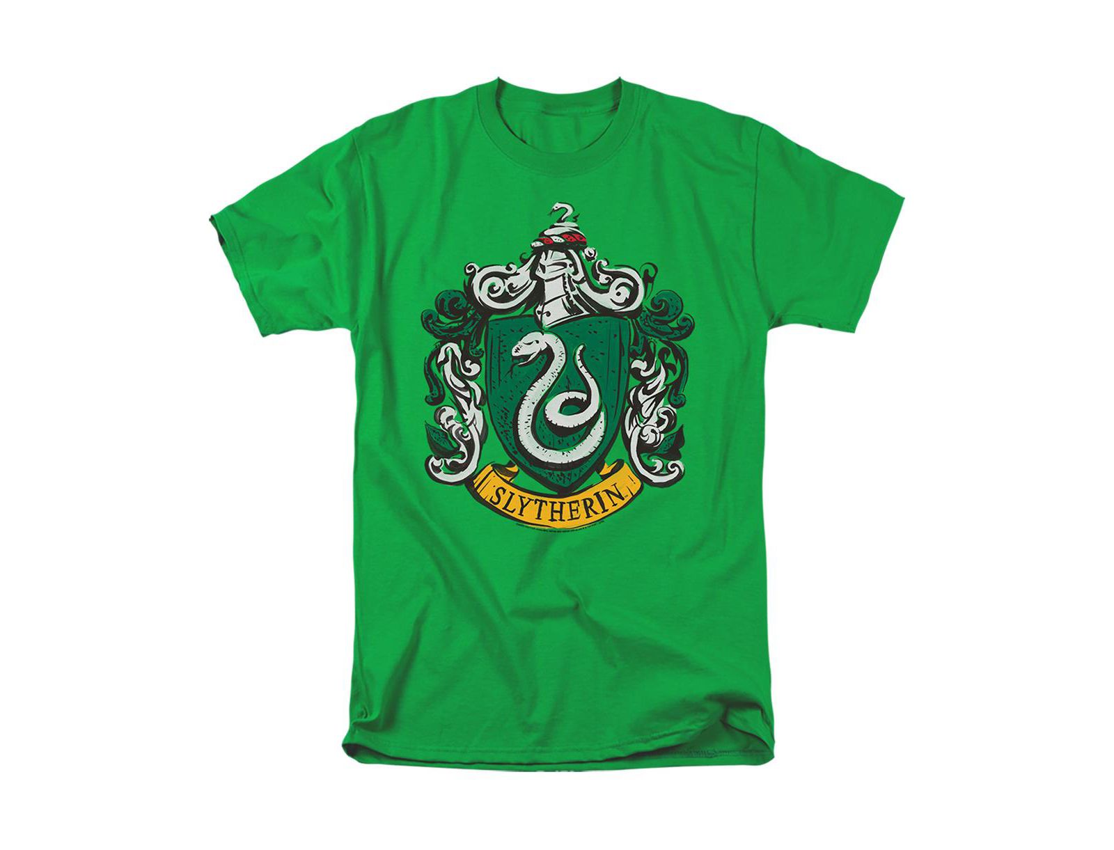 Harry Potter Men's Drawn Slytherin Crest T Shirt