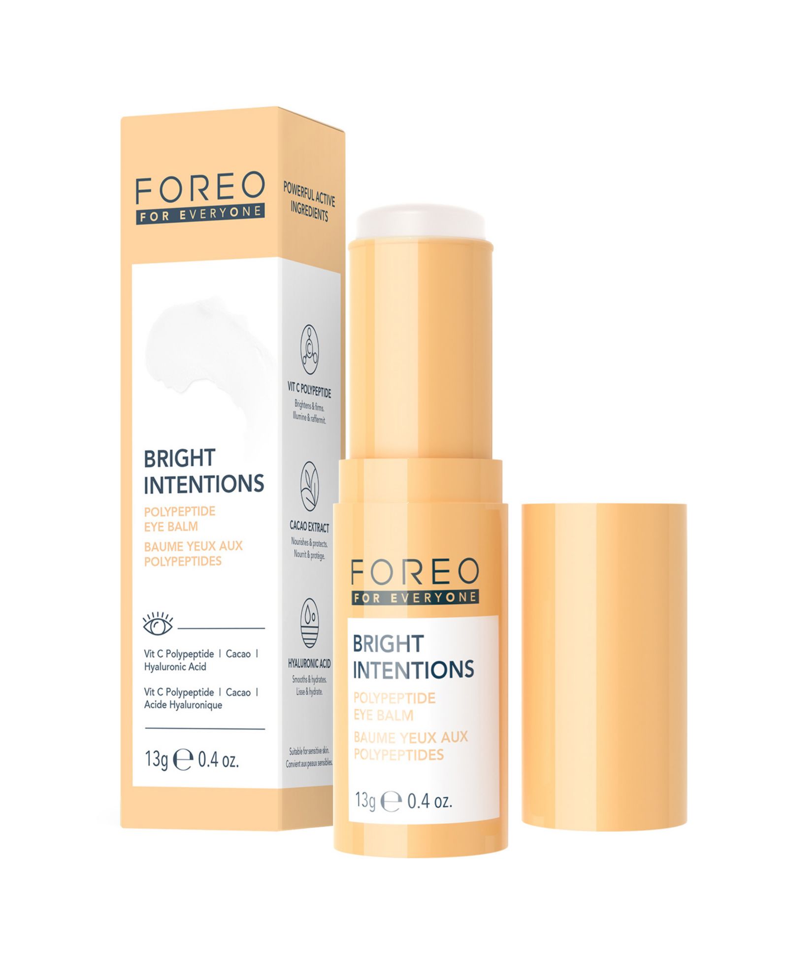 FOREO For EveryOne Bright Intentions Polypeptide Eye Balm, 0.4 oz.