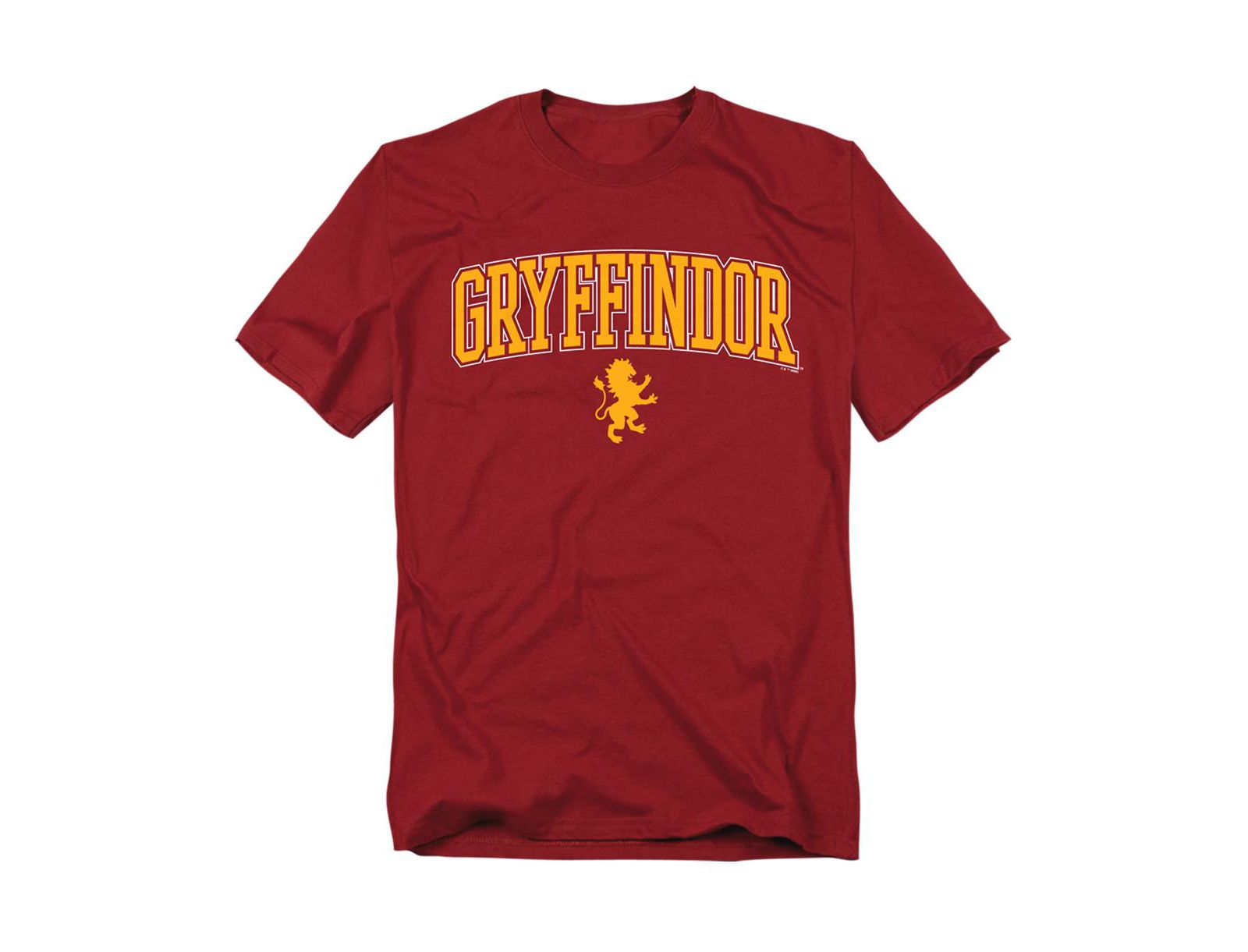 Harry Potter Men's Gryffindor Arched Lion T Shirt