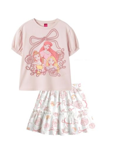 Детский комплект Disney 2T-6X Short-Sleeve T-Shirt and Skirt, 2-Piece Set