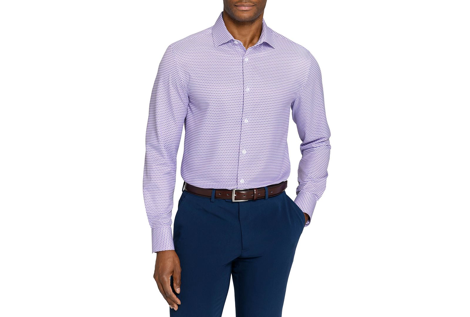 Мужская рубашка ConStruct Slim-Fit Performance Stretch Comfort