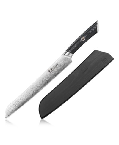 Нож для хлеба Cangshan Kuro Series Steel 9" с чехлом