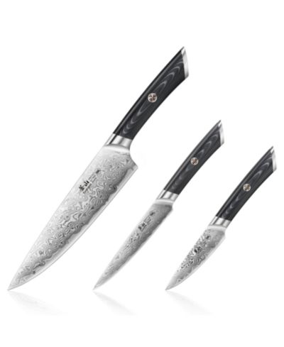 Cangshan Kuro Series набор ножей из стали, 3 шт