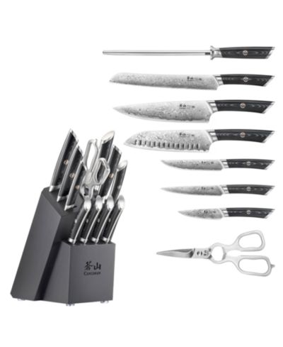Cangshan Kuro Series Steel 12-Pc. Набор ножей
