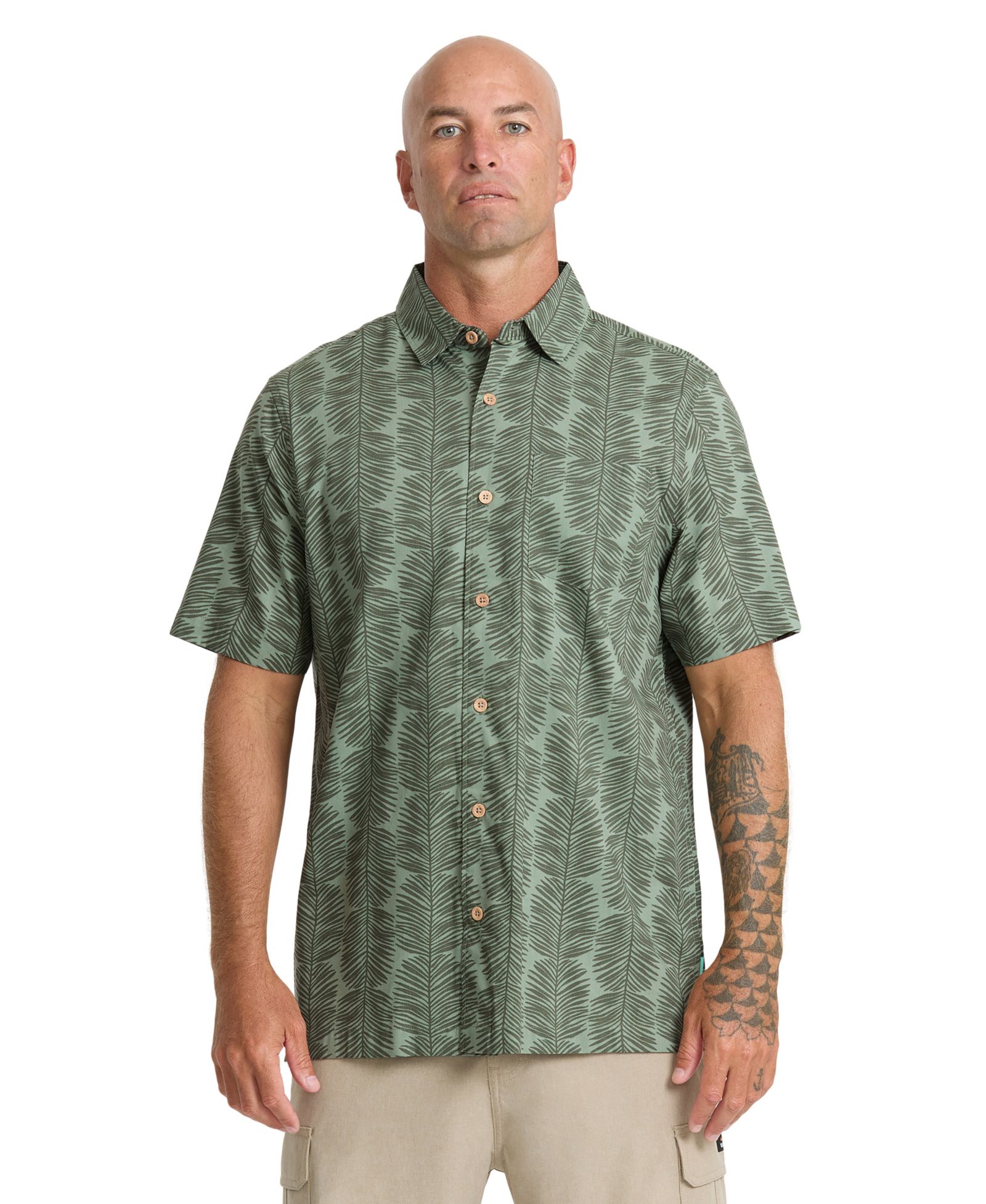 Мужская рубашка Quiksilver Waterman Eden Regular-Fit