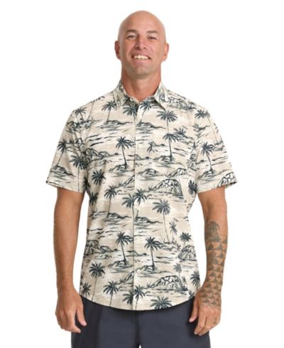 Quiksilver Waterman Men's Retreat Tech Woven Collared Shirt