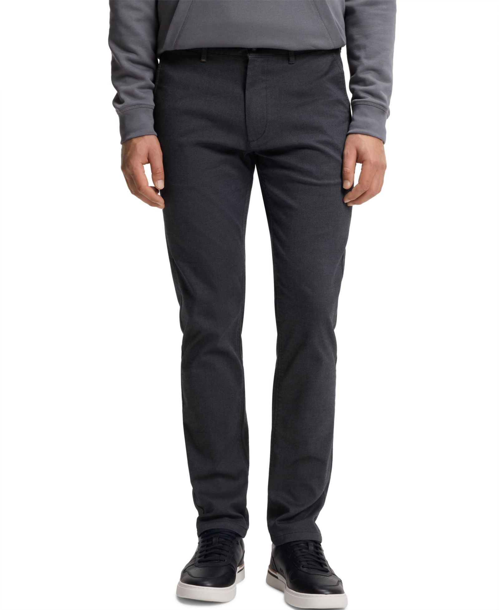 BOSS by Hugo Boss Мужской Patterned Stretch Fabric Slim-Fit Pants