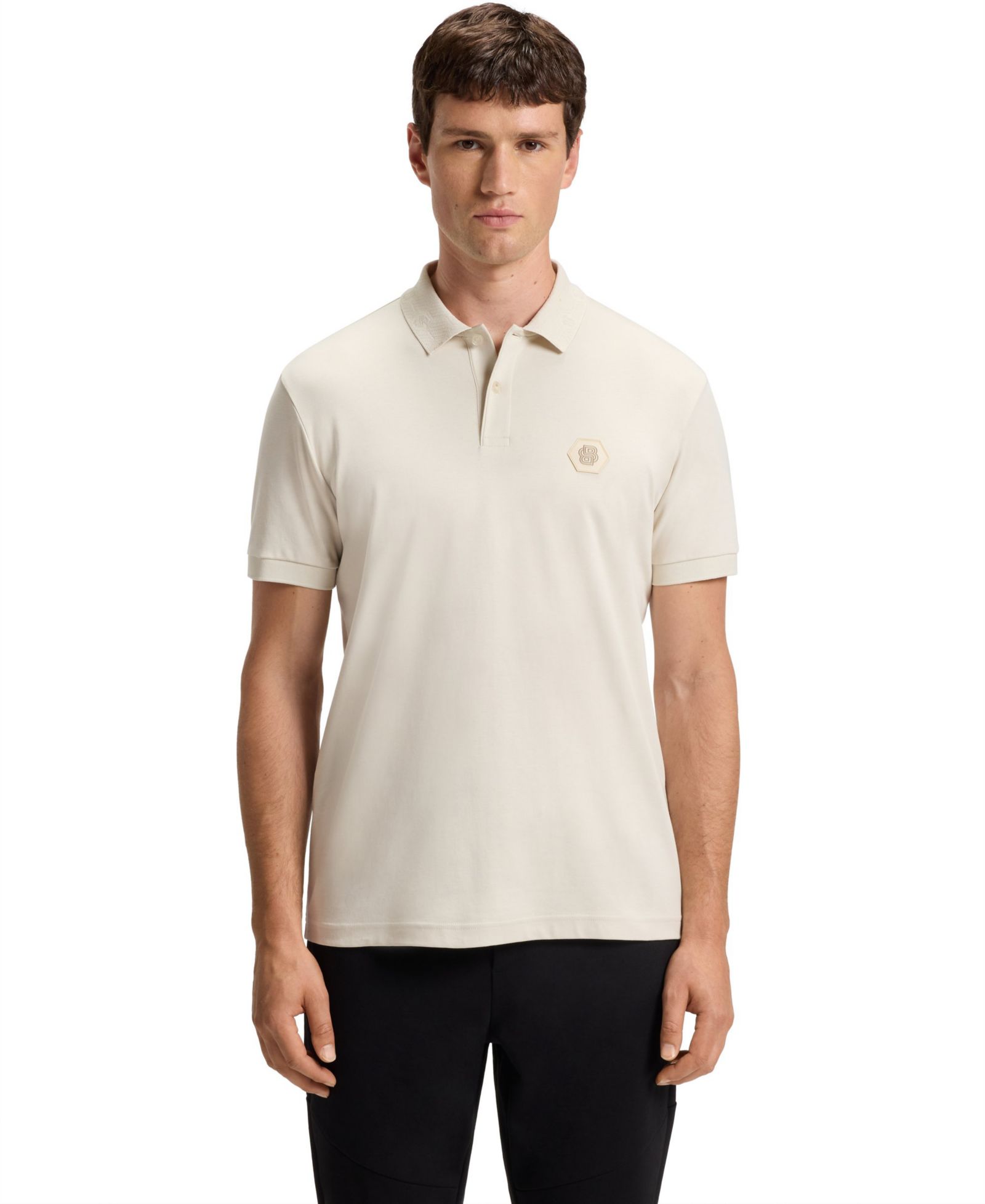 BOSS by Hugo Boss Men's Pima-Cotton Monogram Polo Shirt