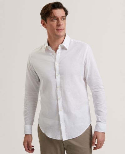 Ted Baker Men's Prynn Long-Sleeve Solid Shirt