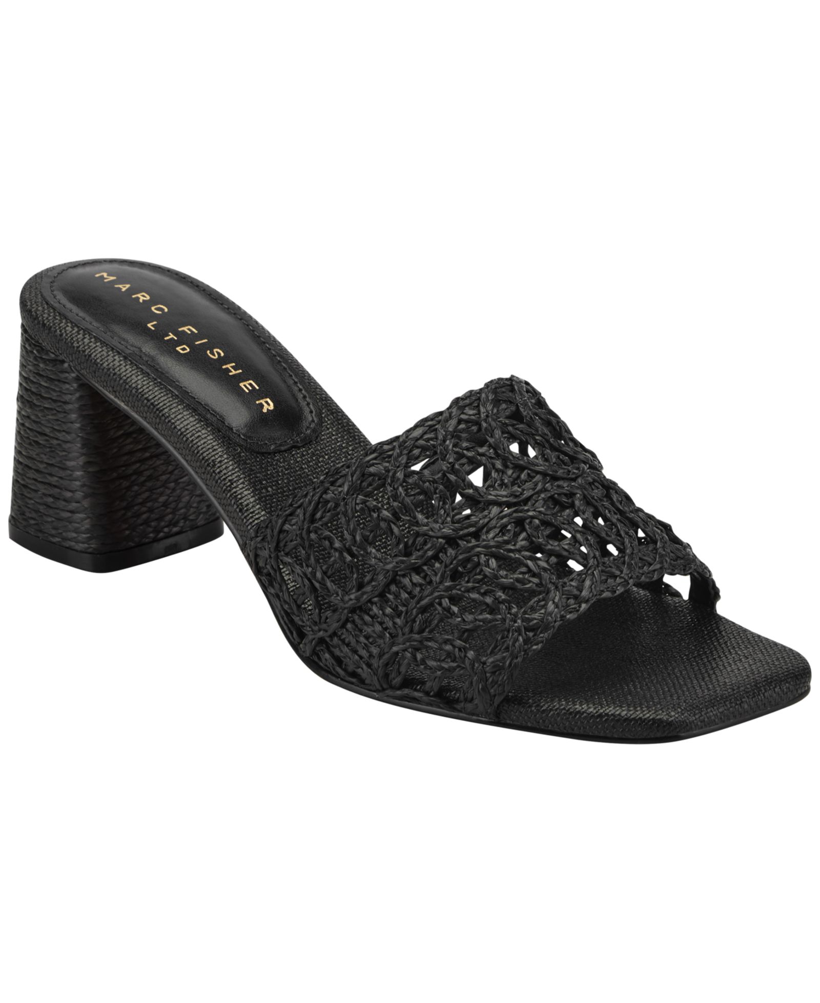 Marc Fisher LTD Женские сандалии на блочном каблуке Follie Woven Slip-On