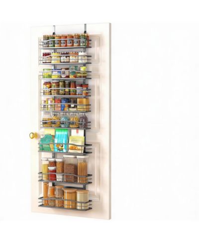 Органайзер YIGII 9-Tier Metal Over-the-Door для кухни, ванной и прачечной