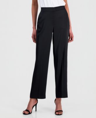 Anne Klein Petite брюки с высокой посадкой, без застежки