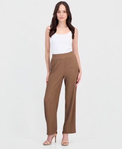 Брюки Anne Klein Essentials Petite с текстурированной вязкой