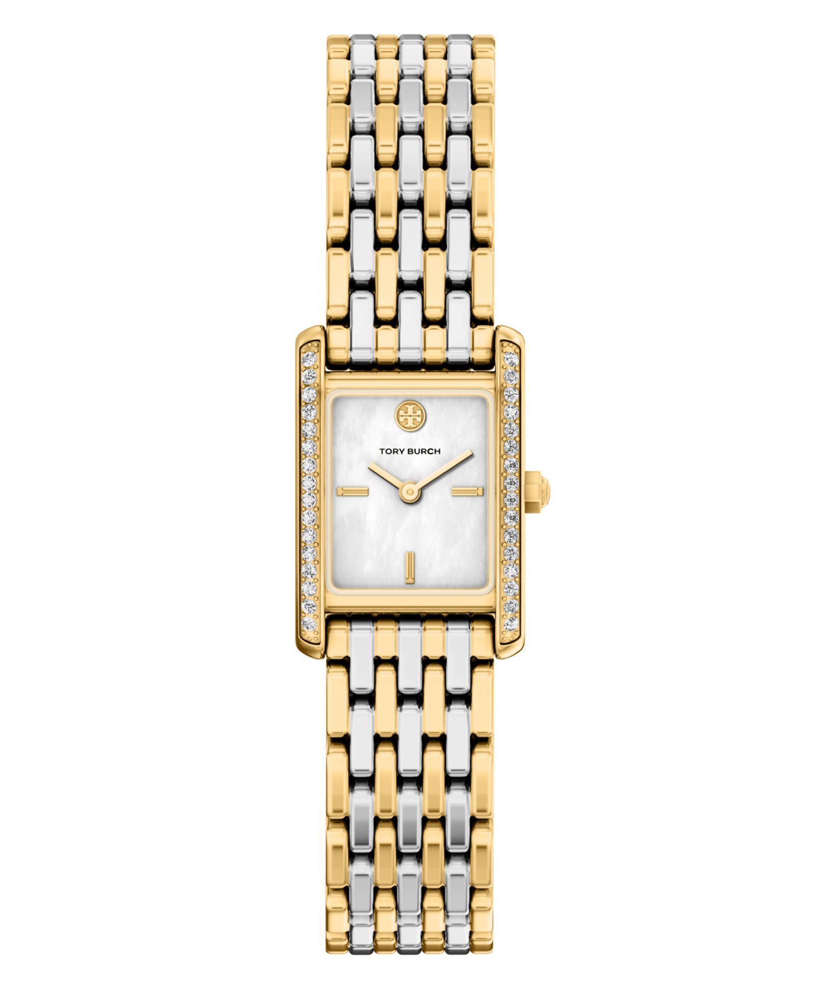 Tory Burch Women's The Eleanor Small Quartz Two-Hand Two-Tone Stainless-Steel Watch, 22mm