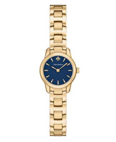Женские часы Tory Burch The Miller Round Mini Quartz, 22mm, из золотой нержавеющей стали
