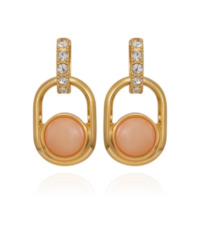 GUESS золотистые линейные серьги-подвески