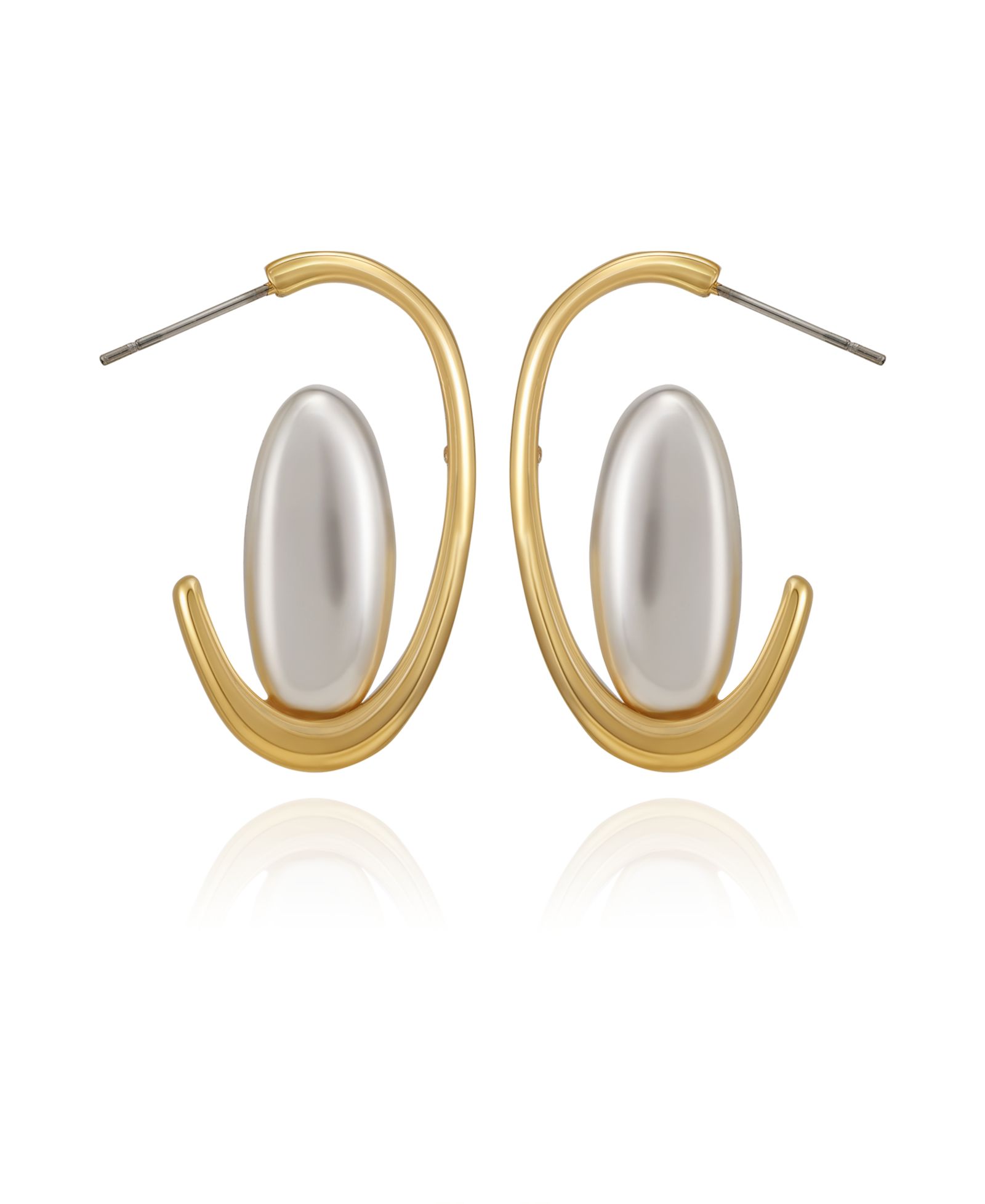 GUESS Gold-Tone Classic Hoop Earrings
