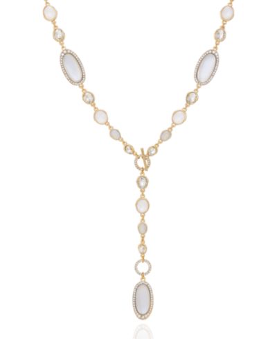 GUESS Gold-Tone Toggle Lariat Necklace