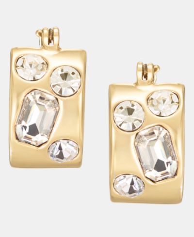 KARL LAGERFELD PARIS Серьги Small Crystal Hoop 0.53"