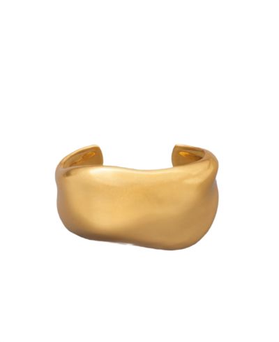Donna Karan New York Gold-Tone Drama Molten Cuff Bracelet