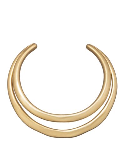 Donna Karan New York Gold-Tone Molten Multi-Row Necklace