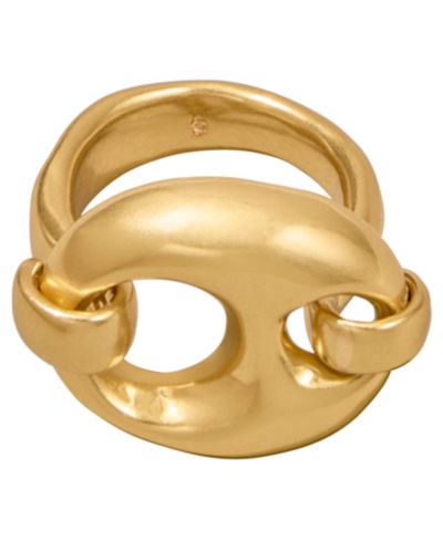 Кольцо Donna Karan New York 24k Gold-Plated Mariner Statement Link