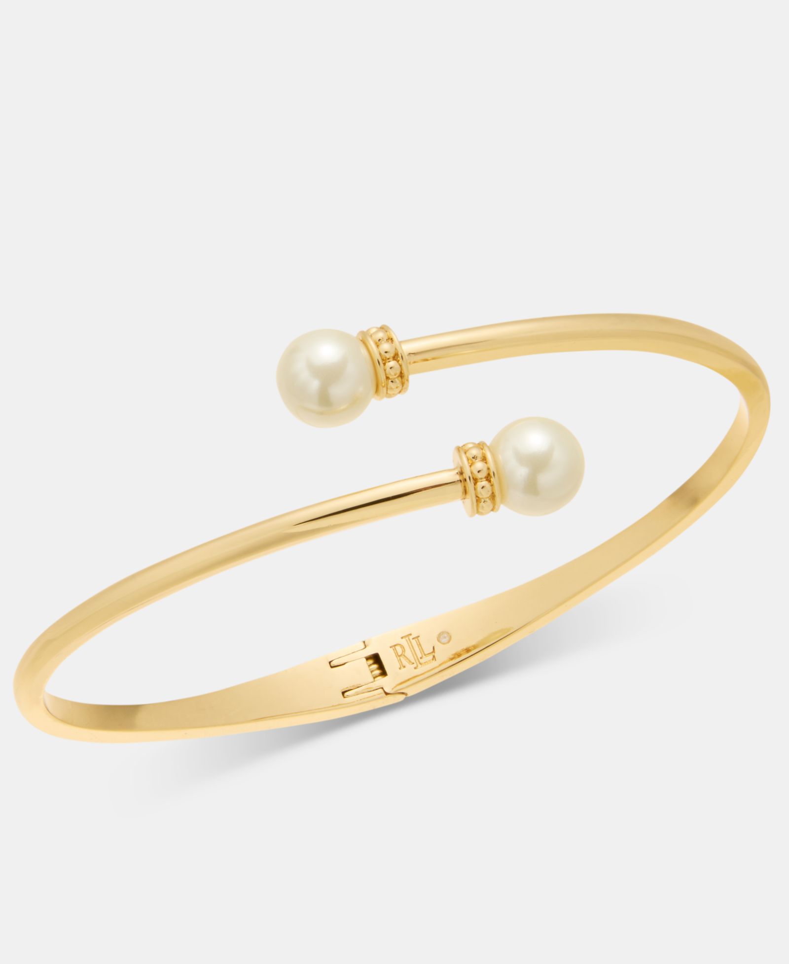 Браслет-бэнгл Lauren Ralph Lauren Imitation Pearl Bypass