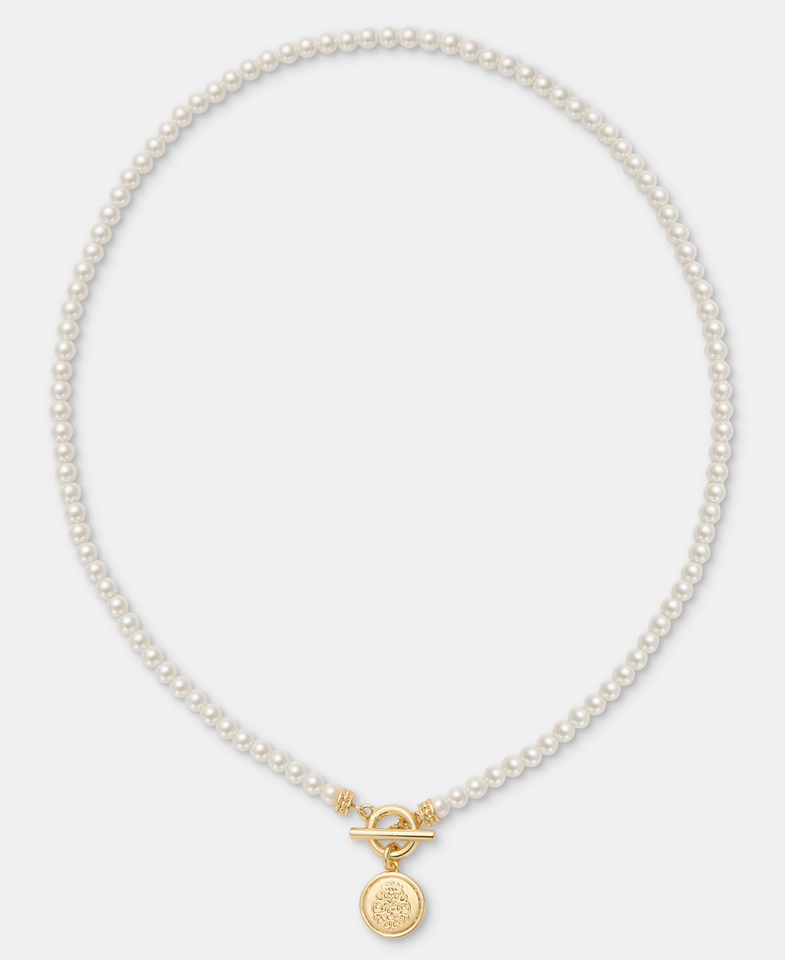Подвеска-кулон с золотистым стеклянным жемчугом от Lauren Ralph Lauren