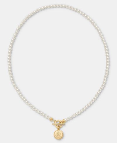 Подвеска-кулон с золотистым стеклянным жемчугом от Lauren Ralph Lauren