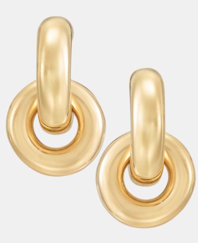 Серьги-подвески DKNY Puffy Door Knocker