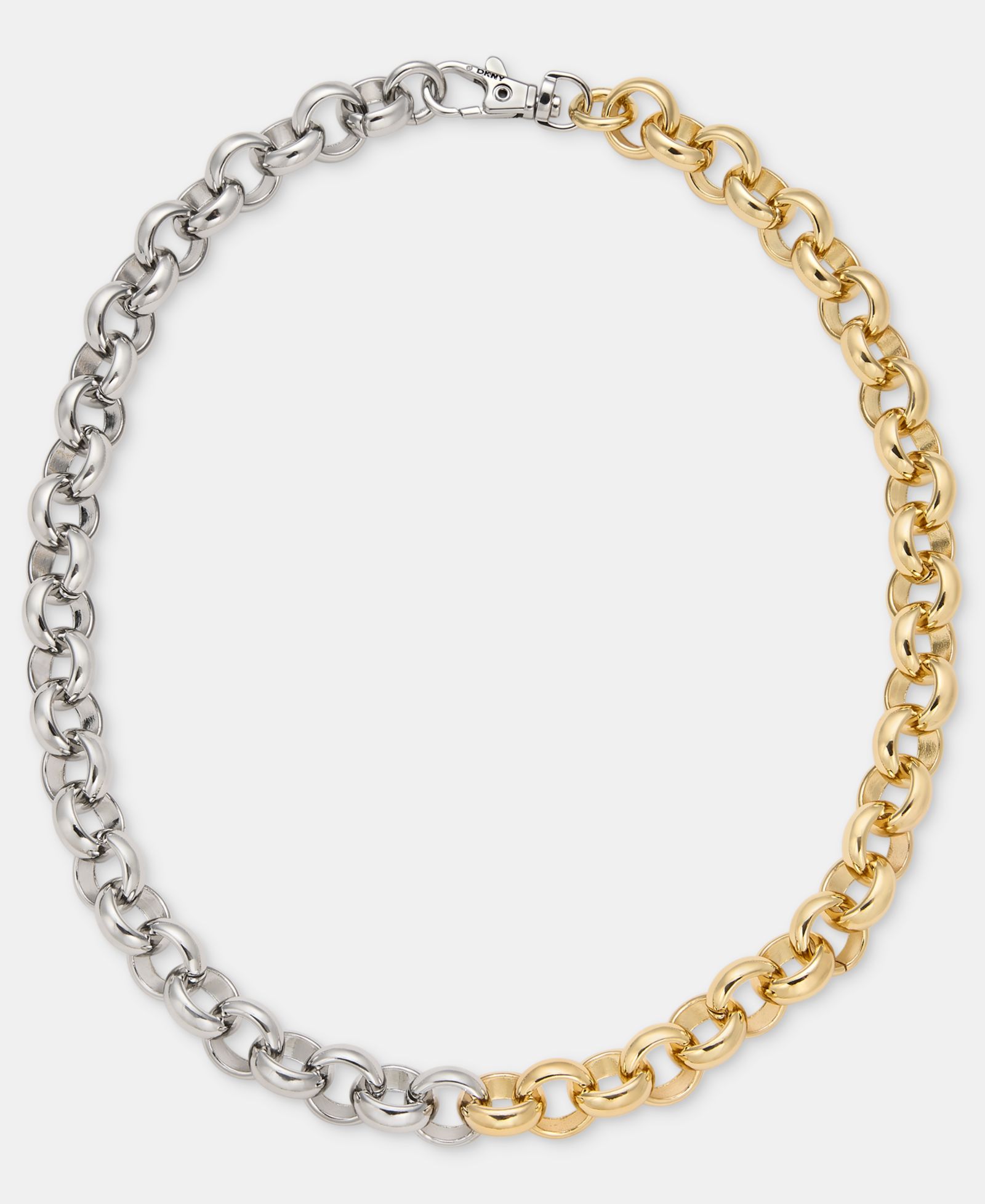 DKNY Round Chain 17" Collar Necklace
