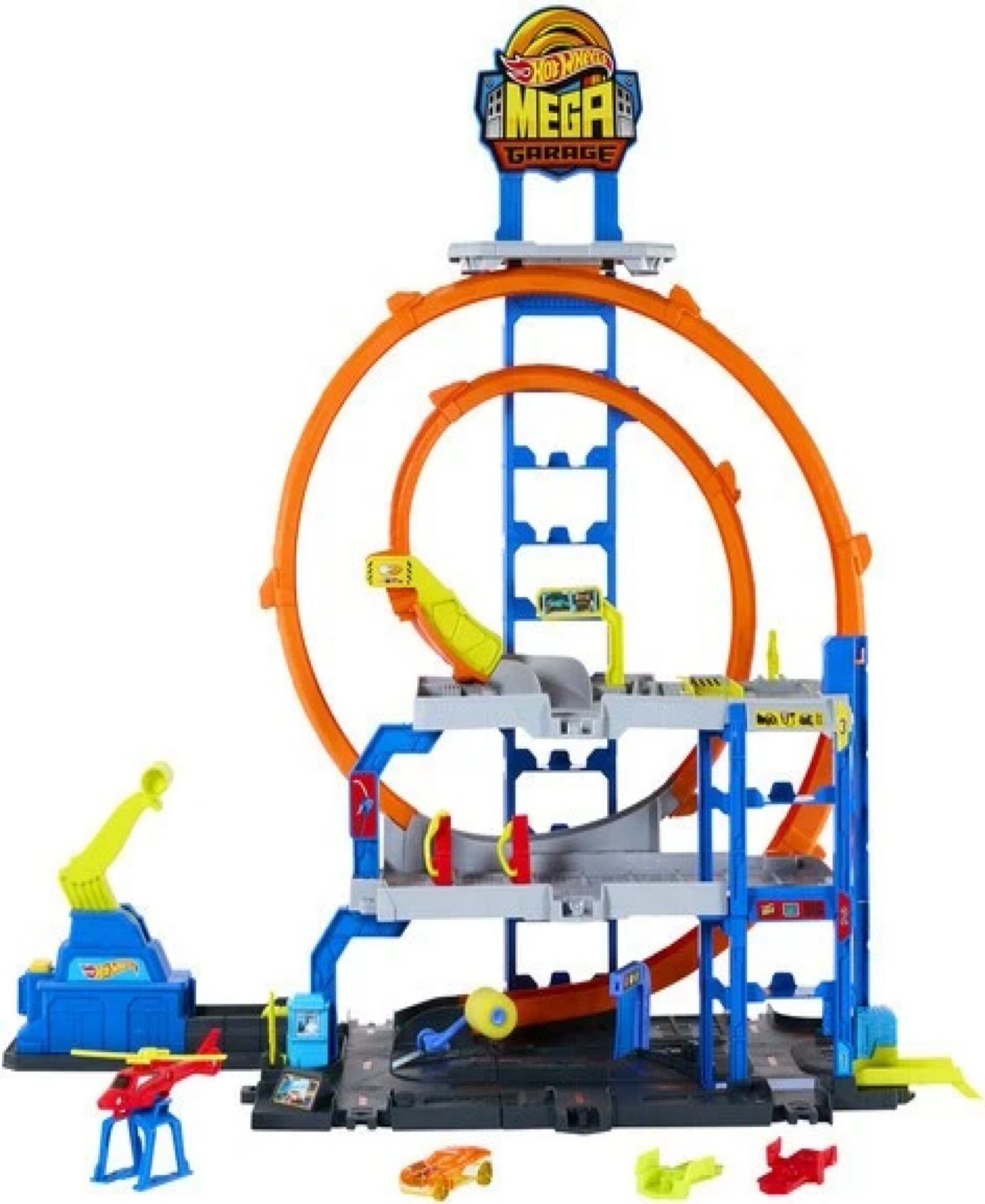Hot Wheels игровой набор Mega Loop Garage