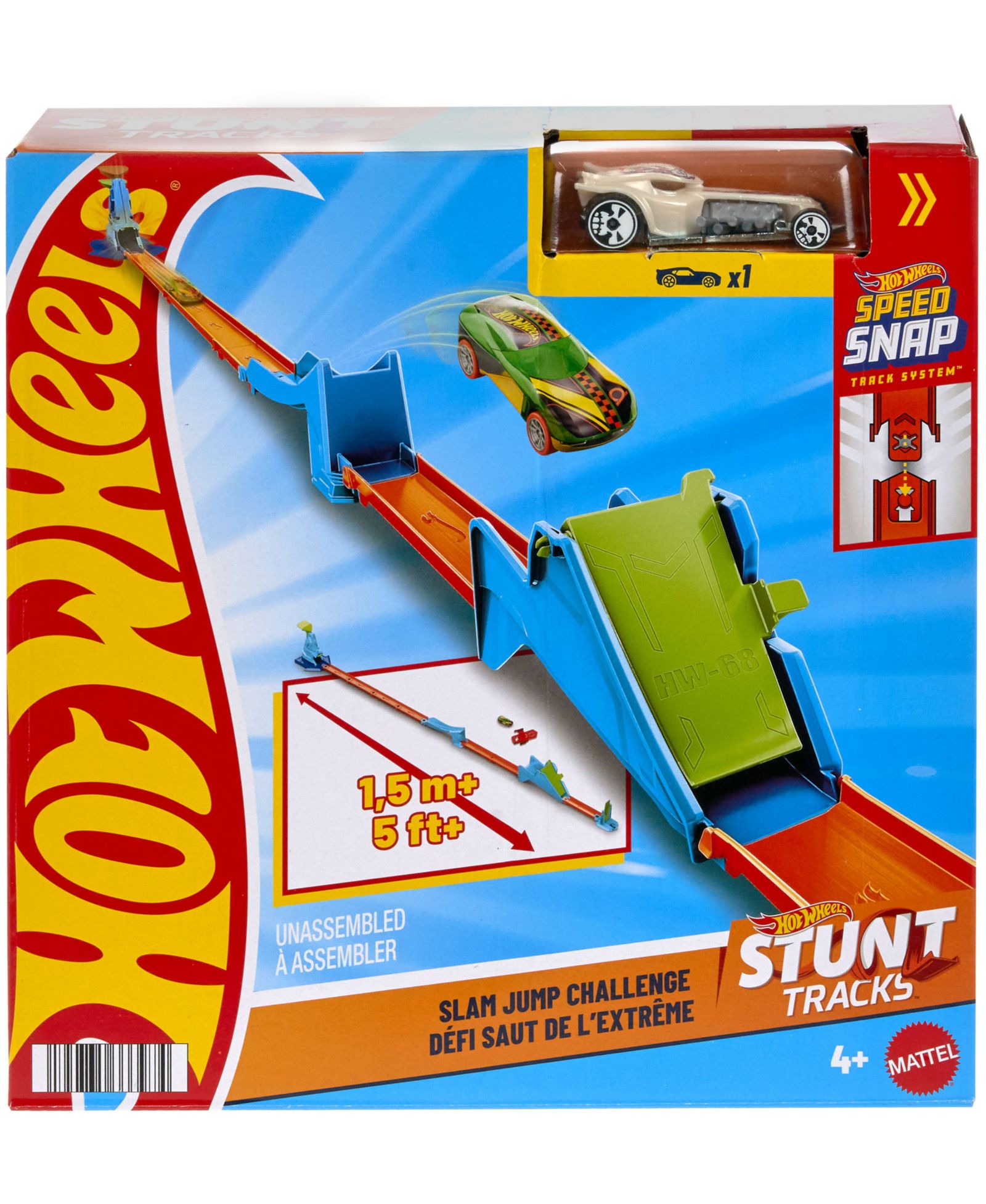 Hot Wheels Набор треков Champion Track Set Jump Challenge или Loop Track Set, стили могут отличаться